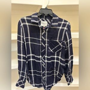 Plaid long top